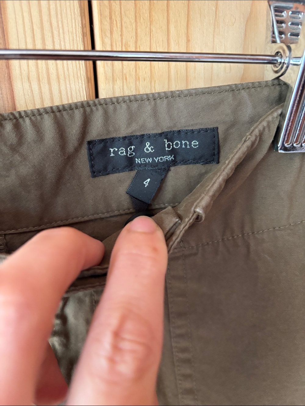 rag & bone Military Green Utility Pants - Picture 2 of 4